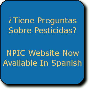 Spanish Text: Have Pesticide Questions?