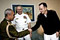 U.S. Navy Adm. Michael G. Mullen, chairman of the Joint Chiefs of Staff, and U.S. Navy Adm. William J. Fallon, commander, U.S. Central Command, greet Iraqi Gen. Babakir Zebari, the chief of staff of the Iraqi armed forces, during the Central Command Chief of Defense Conference in St. Petersburg, Fla., Jan. 15, 2008.