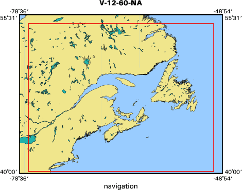 V-12-60-NA map of where navigation equipment operated