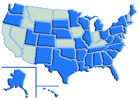 PRAMS States Participation map