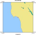 V-L1-97-CA location map of where navigation equipment operated