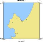 M-T1-00-CA location map of where navigation equipment operated