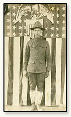 Image: Philip E. Scholz in Uniform, ca. 1918