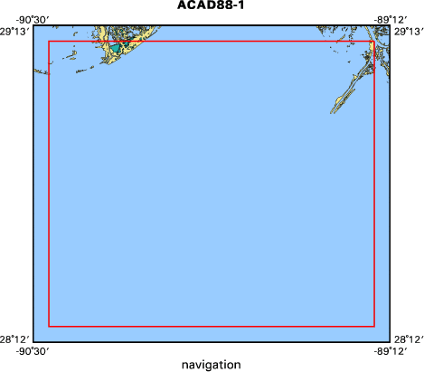 88008 map of where navigation equipment operated