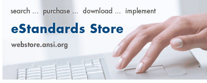 Welcome to the ANSI eStandards Store