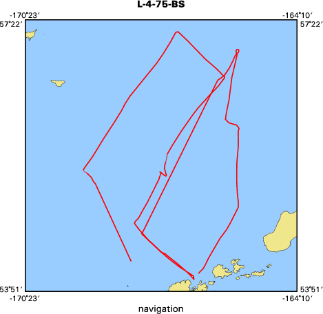 L-4-75-BS map of where navigation equipment operated