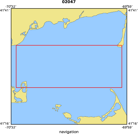 02047 map of where navigation equipment operated