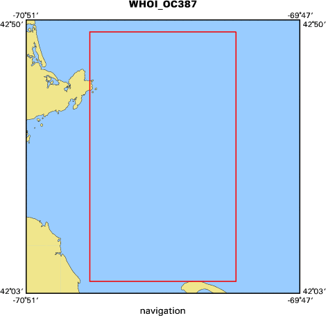 03023 map of where navigation equipment operated