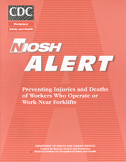 Cover image NIOSH Alert 2001-109
