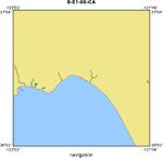 S-E1-00-CA location map of where navigation equipment operated