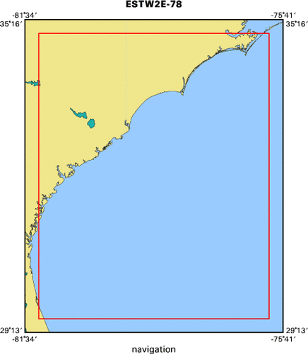 78008 map of where navigation equipment operated