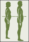 image showing how to measure your waist