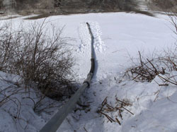 Photo of Winooski River ice jam