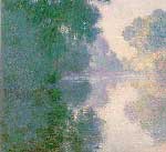 -Morning on the Seine- by Claude Monet.