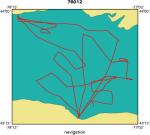 76012 location map of where navigation equipment operated