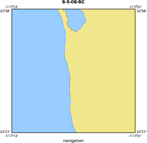 S-5-08-SC map of where navigation equipment operated