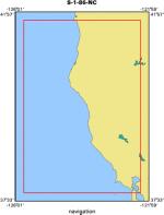 S-1-86-NC location map of where navigation equipment operated