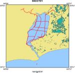 94CCT01 location map of where navigation equipment operated