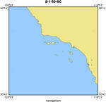 S-1-50-SC location map of where navigation equipment operated