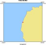 H-B2-96-MU location map of where navigation equipment operated