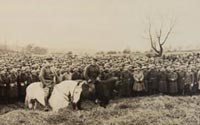 General Pershing, & Major General Dickman, with the Officers and Men of the 2nd Division