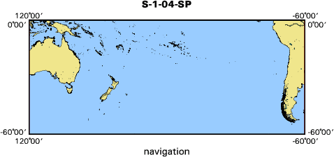 S-1-04-SP map of where navigation equipment operated