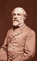 Portrait (Sepia) of General Robert E. Lee Officer of the Confederate Army