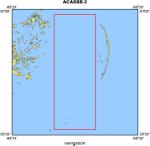 ACAD88-2 location map of where navigation equipment operated