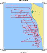 M-1-97-WO location map of where navigation equipment operated