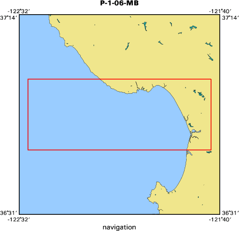 P-1-06-MB map of where navigation equipment operated