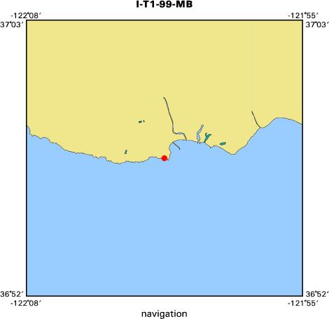 I-T1-99-MB map of where navigation equipment operated