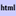 HTML web page icon
