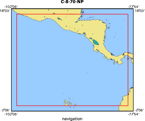 C-8-70-NP map of where navigation equipment operated