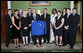 President George W. Bush poses with members of the University of Alaska Fairbanks Men's and Women's Rifle Team Wednesday, Nov. 12, 2008, during a photo opportunity with 2008 NCAA Sports Champions at the White House White House photo by Chris Greenberg