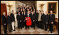 President George W. Bush poses with members of the Fresno State Baseball Team Wednesday, Nov. 12, 2008, during a photo opportunity with 2008 NCAA Sports Champions at the White House. White House photo by Eric Draper