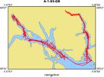 A-1-93-GB location map of where navigation equipment operated