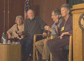 Toshi, Pete, Mike, and Peggy Seeger