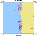 S-12-78-NC location map of where navigation equipment operated