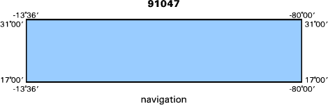 91047 map of where navigation equipment operated