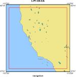 L-P1-04-CA location map of where navigation equipment operated