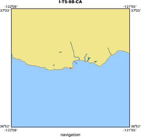 I-T5-98-CA map of where navigation equipment operated