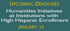 Humanities Initiatives at Institutions with High Hispanic Enrollemnt