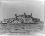 Ellis Island, New York [photographed from the water]
