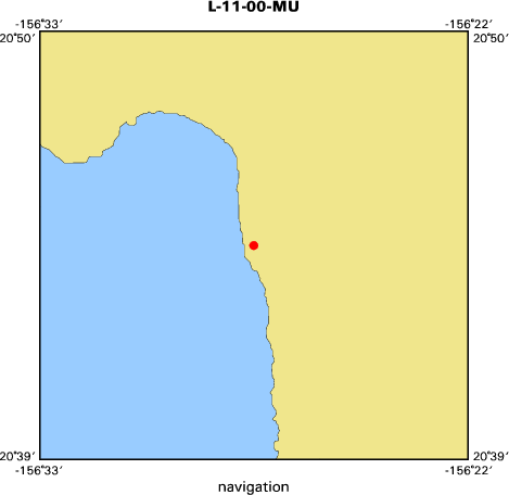 L-11-00-MU map of where navigation equipment operated