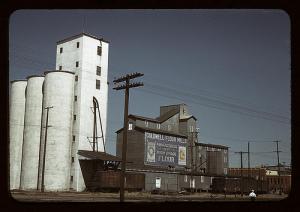 Grain elevator in Caldwell, Idaho