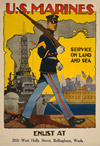 U.S. Marines Recruiting Poster. Courtesy of the Library of Congress