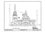 St. Michael's Cathedral, Lincoln Street, Sitka, Sitka Division, AK, HABS AK-1, sheet 2
