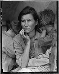 Destitute pea pickers in California. Mother of seven children. Age thirty-two. Nipomo, California, LC-USF34-009058-C