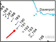 cliff photo location map