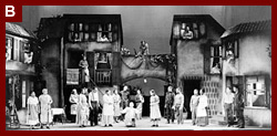 Scene from "Porgy and Bess," Theater Guild production. 1935-1936